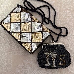 Stylish Evening bag & coin purse from Pier 1 in the 90s